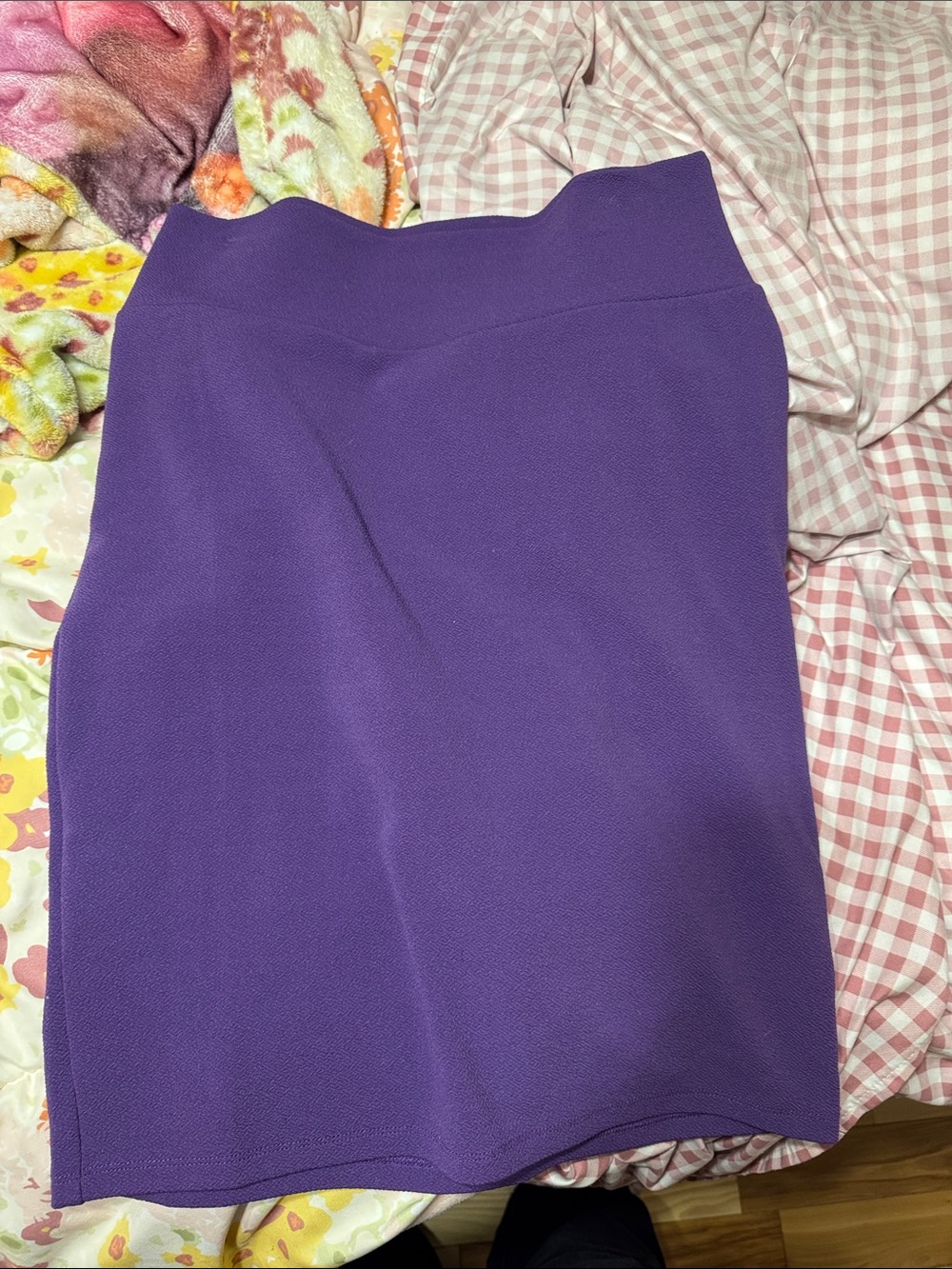 LuLaRoe Purple Pencil Skirt size Medium